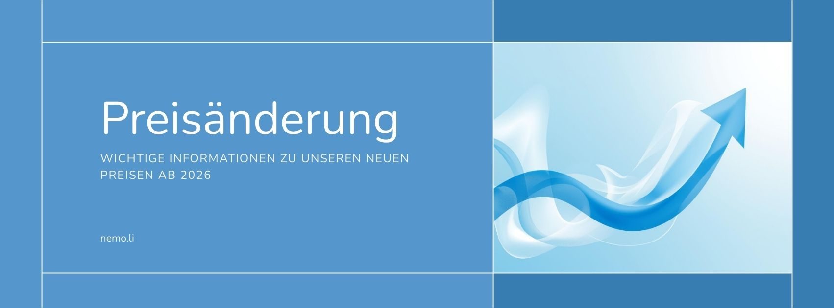 Preisanpassung bei nemo ab 2026