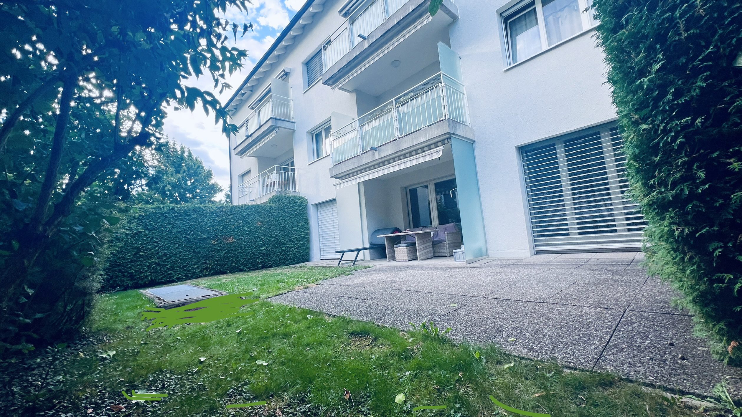 Tolle, helle 2,5 ZImmer GARTENWOHNUNG mit Tiefgarage / Balzers / Haustiere erlaubt