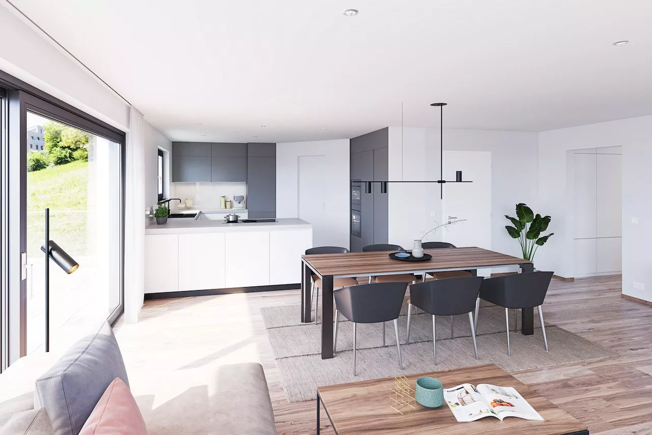 Exklusive 4.5-Zimmer-Attikawohnung in Mauren | Top 4 Haus B