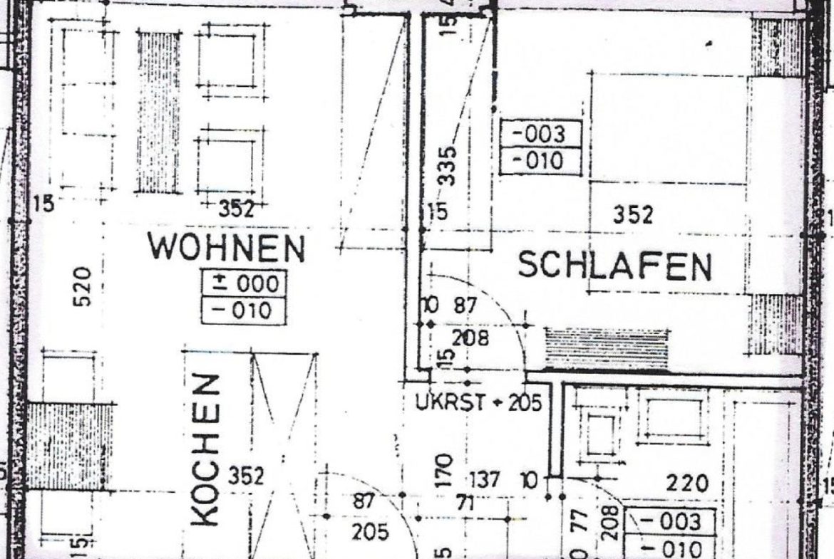 Praktisch konzipierte Wohnung