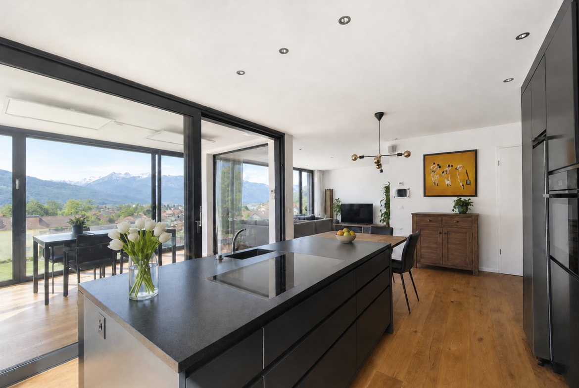 Stilvolle Wohnung mit einzigartiger Skylounge