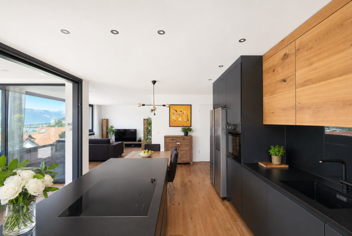 Stilvolle Wohnung mit einzigartiger Skylounge