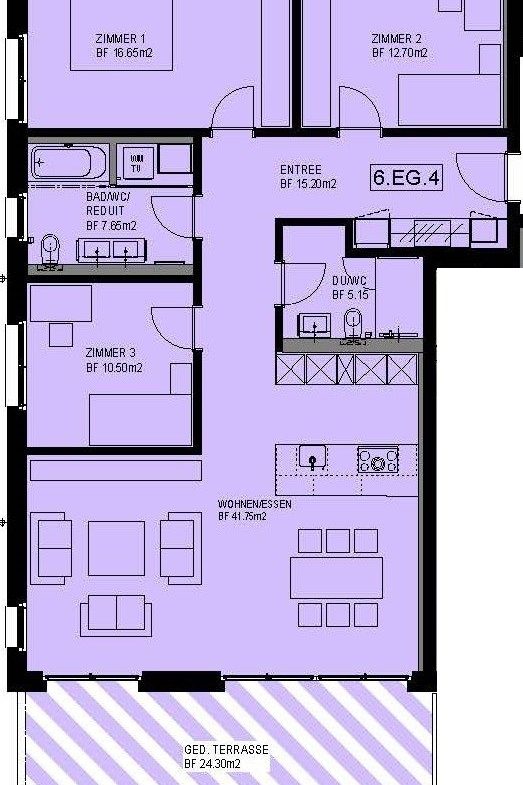 4.5 Zi-Wohnung – EG