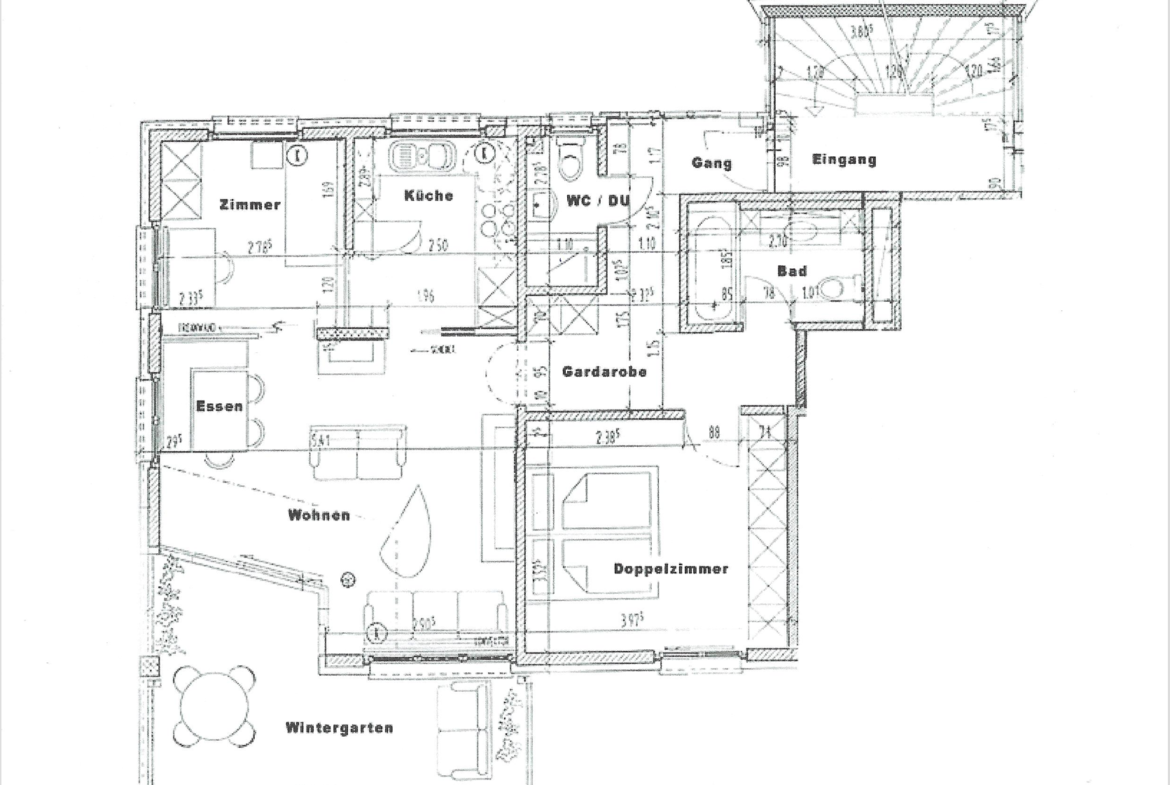 3 1/2 Zimmerwohnung, mit Wintergarten Langeracker 35 Ruggell