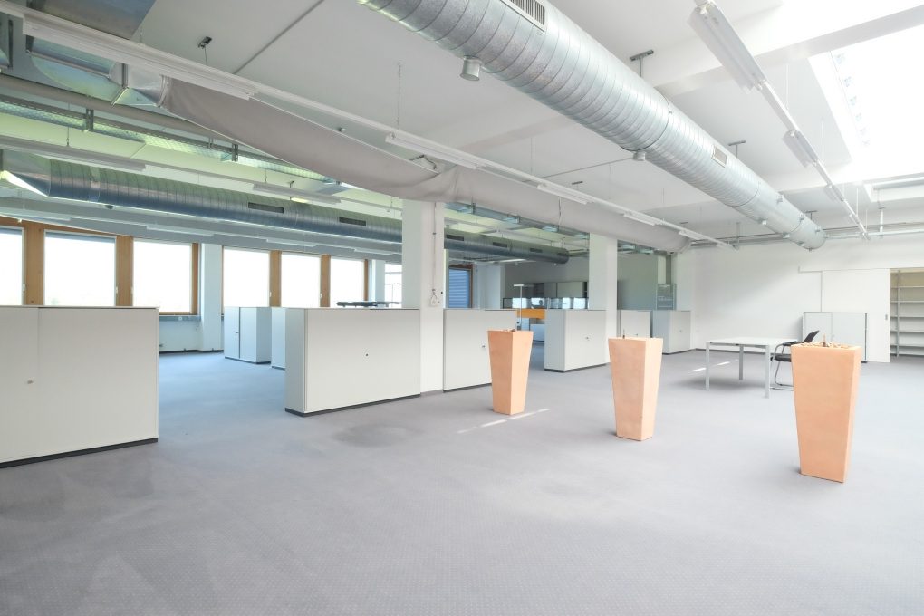 Moderne Open-Space-Office Fläche